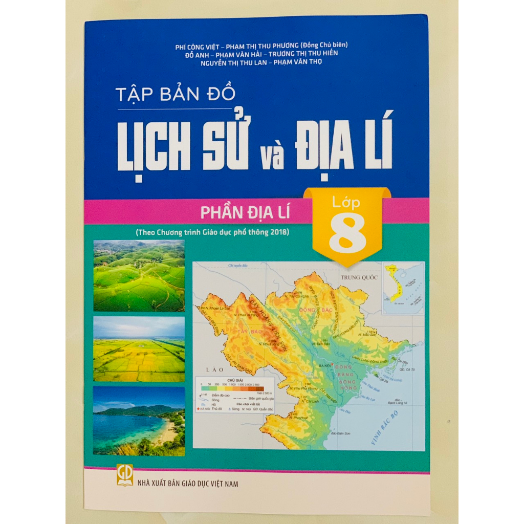 Sách - tập bản đồ lịch sử và địa lí 8 - phần địa lí ( biên soạn theo chương trình GDPT 2018 )