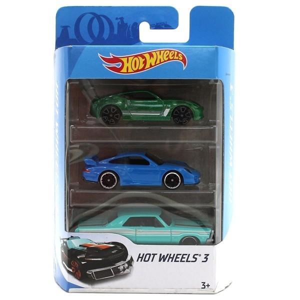 Bộ 3 Siêu Xe Hot Wheels K5904 (Mẫu Sản Phẩm Bên Trong Là Ngẫu Nhiên)