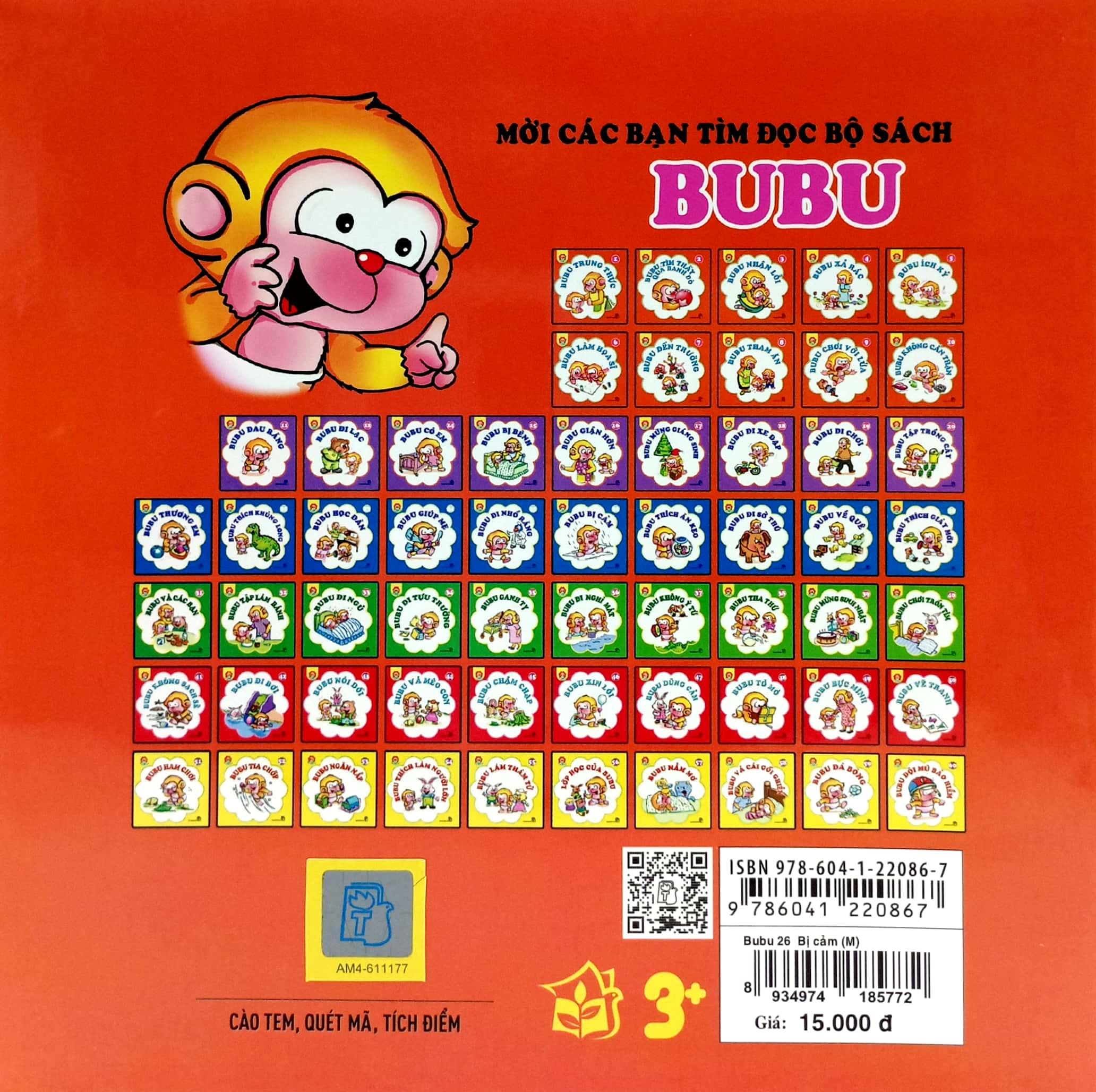 Bé Học Lễ Giáo - Bubu Tập 26: Bị Cảm (Tái Bản 2023)