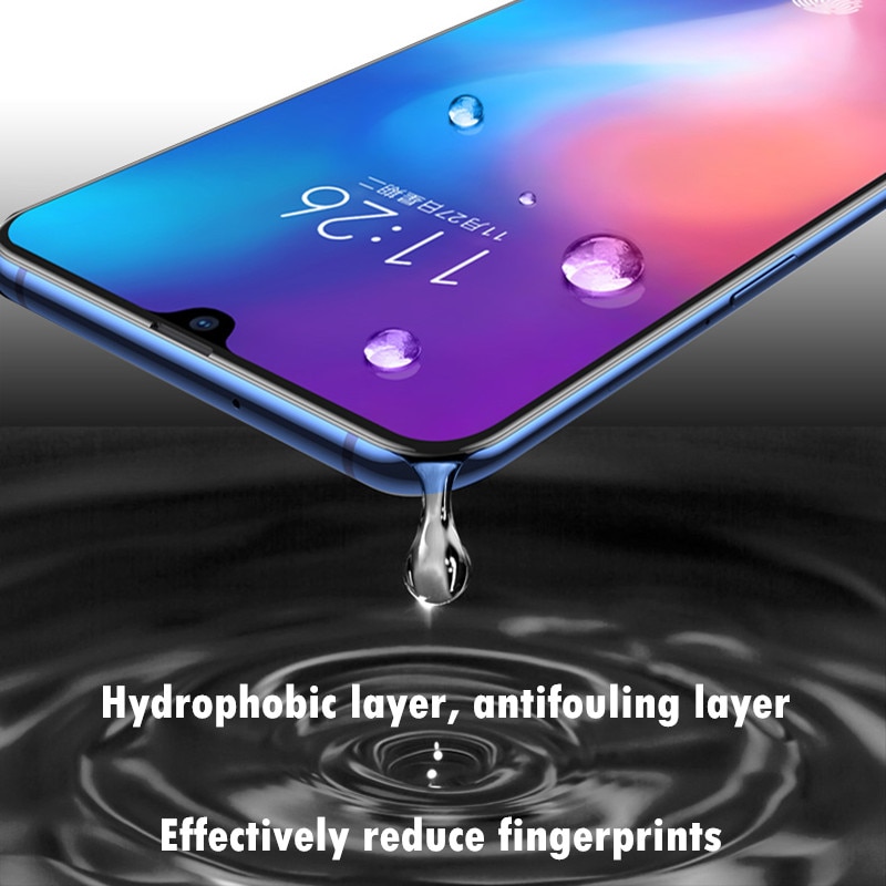 Miếng dán kính cường lực full màn hình 111D cho Xiaomi Redmi Note 7 / 7 Pro hiệu HOTCASE (siêu mỏng chỉ 0.3mm, độ trong tuyệt đối, bo cong bảo vệ viền, độ cứng 9H) - Hàng nhập khẩu