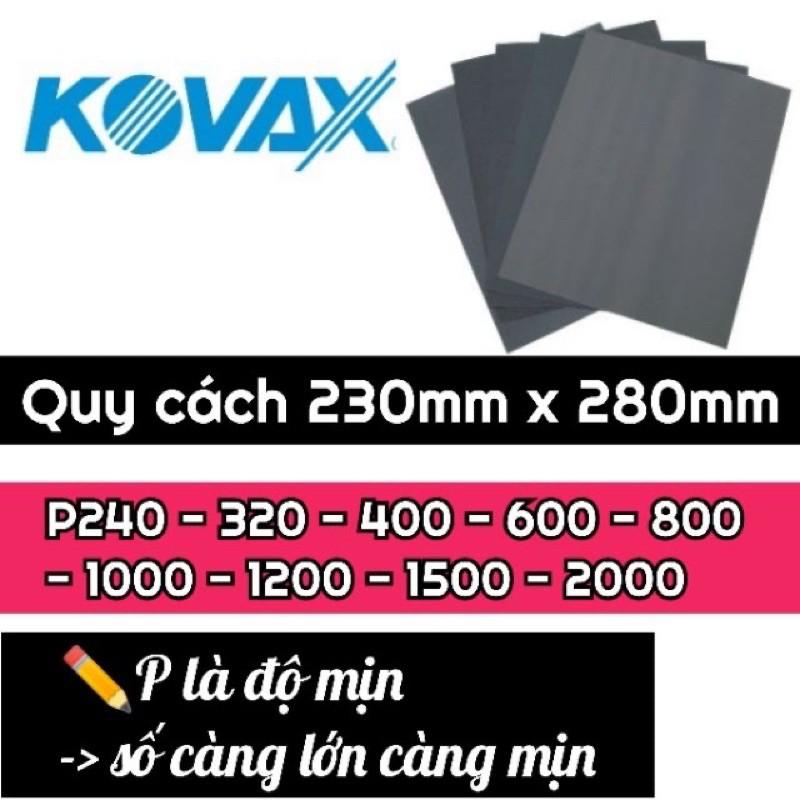 Giấy nhám nước, giấy nhám Nhật Kovax p180-p2000 - siêu mịn, chất lượng cao