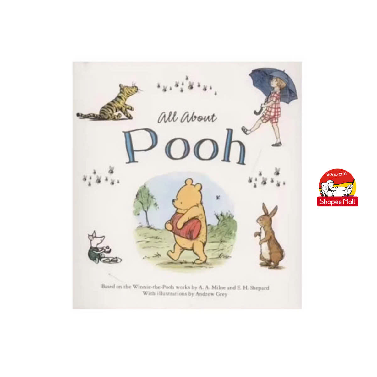 Sách - All About Pooh by A.A.Milne - Sách ngoại văn, sách thiếu nhi tiếng Anh, bìa mềm, nhập khẩu UK