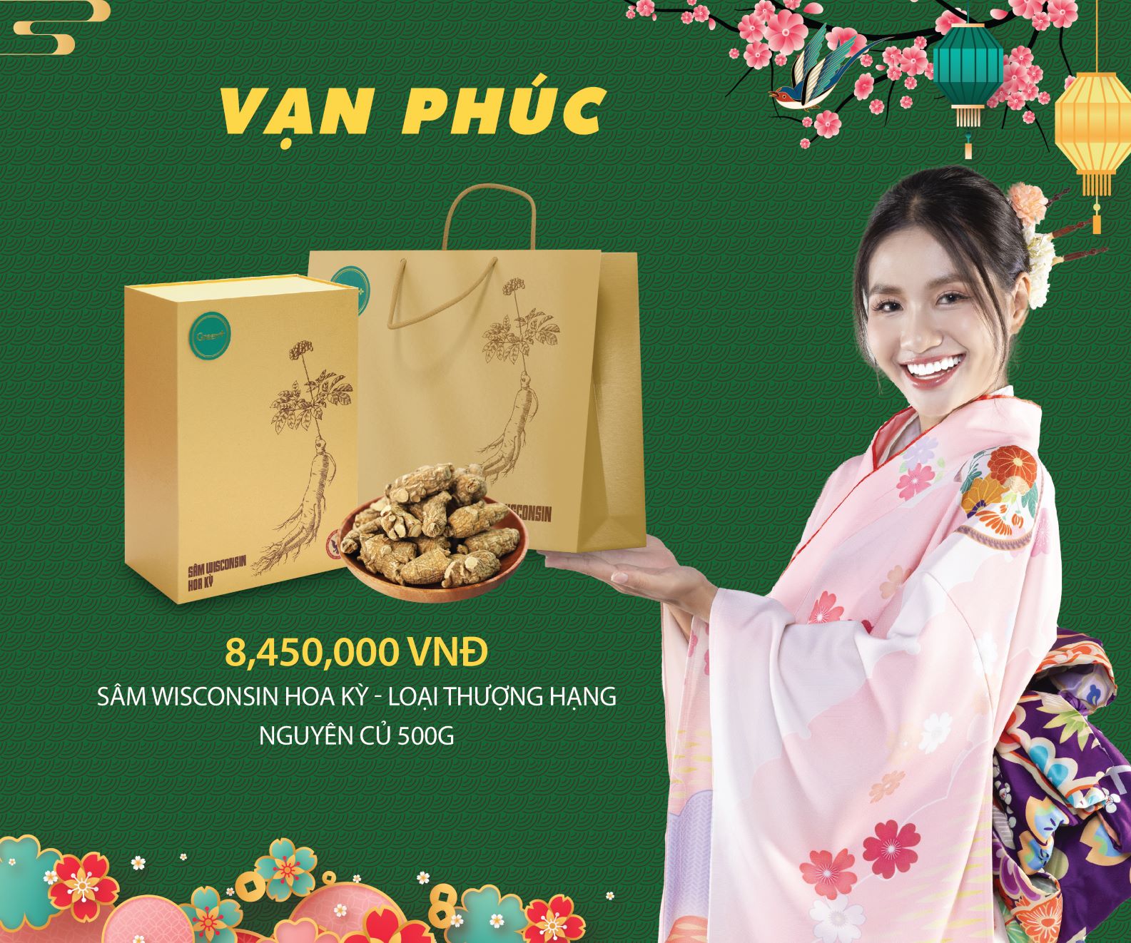 Hộp quà tết 2025 - Hộp quà sức khỏe Vạn Phúc