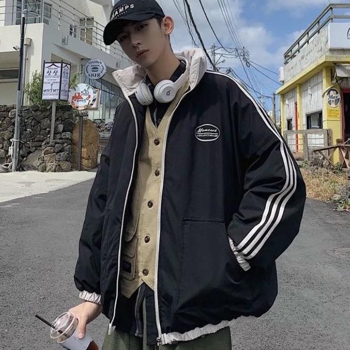 Áo khoác dù MONOCILL Jacket 2 Lớp Unisex , Áo khoác vải dù 2 mặt thời trang Chất dù chống nắng,nước, mặc 2 mặt cực tiện lợi