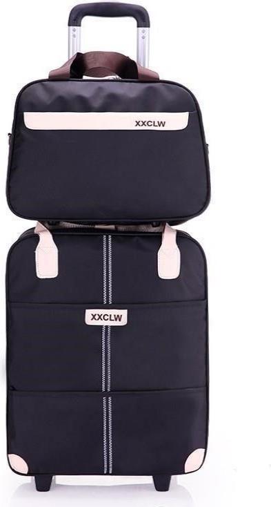 Vali du lịch tay kéo XXCLW size lớn 20inch 39x21,5x45cm + tặng kèm túi