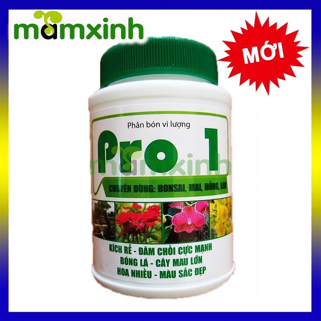 Phân Bón Pro 1, Phân Bón Kích Rễ, Đâm Chồi Cực Mạnh, Bóng Lá, Cây Mau Lớn, Hoa Nhiều, Màu Sắc Đẹp hủ 100gr