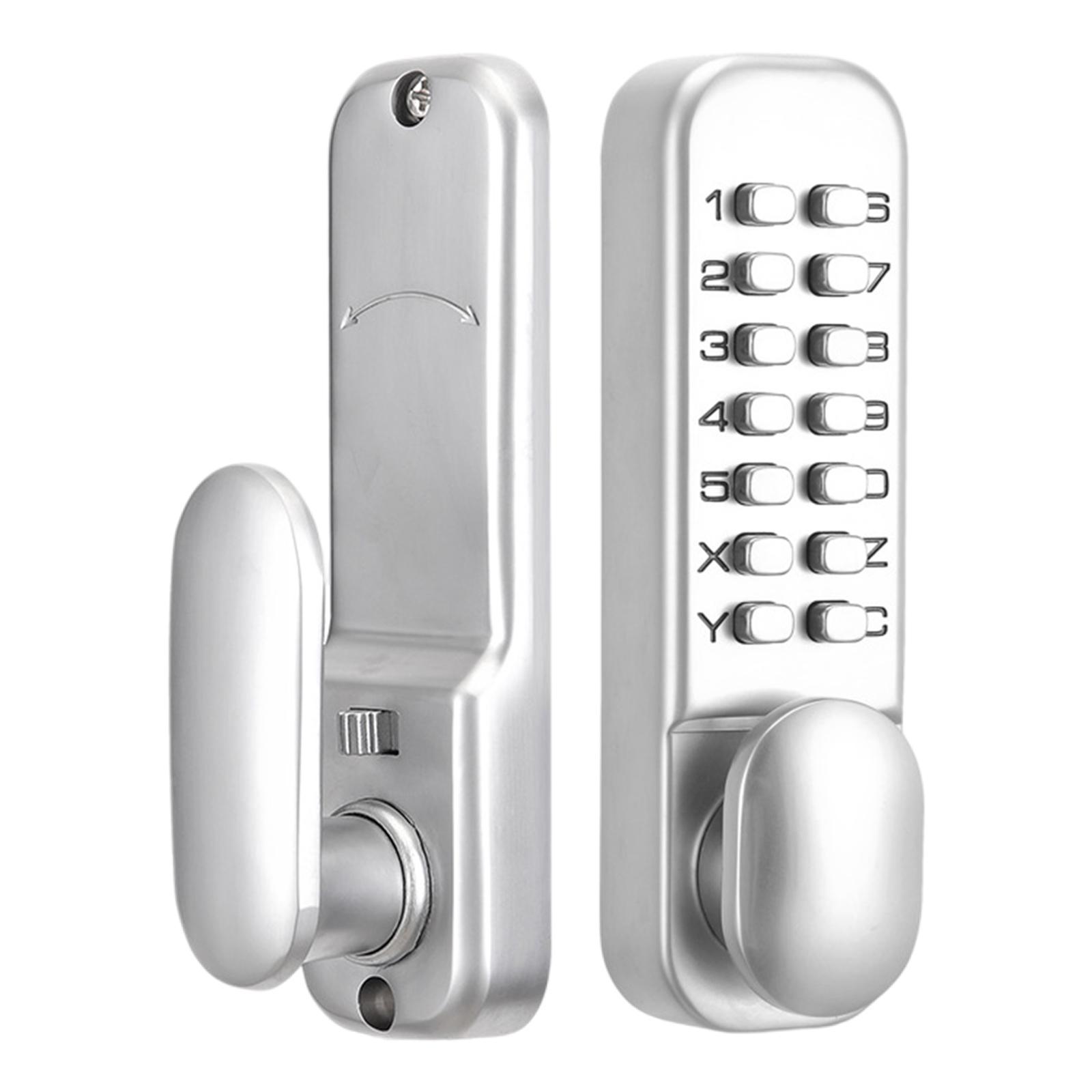 Keypad Door Lock, Entry Door Lock Mechanical Lock, Combination Knob Lock for