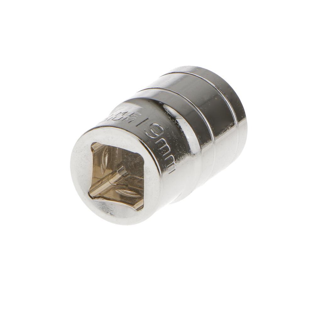 2 X 17mm & 19mm Short Socket Set 1/2 '' Metric Hexagon Socket