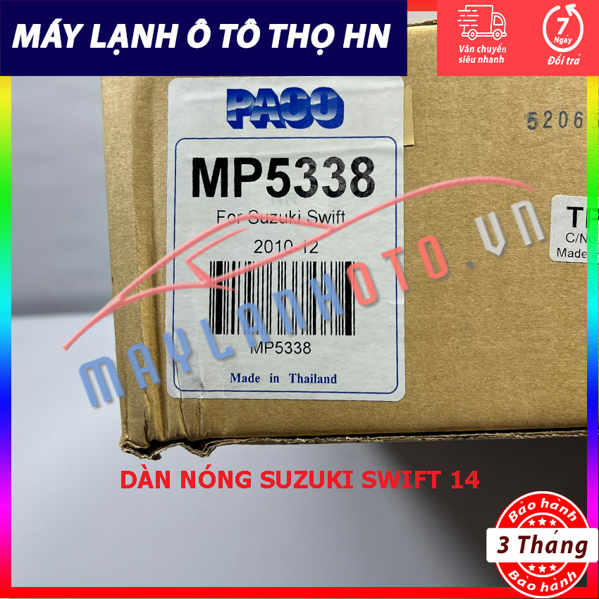 Dàn nóng Suzuki Swift đời 2010 2011 2012 2013 2014 Hàng xịn Thái Lan 10 11 12 13 14