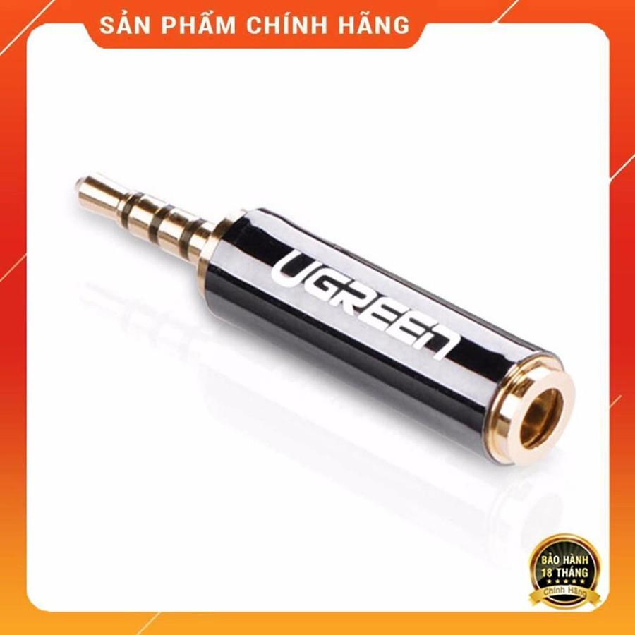 Đầu chuyển Audio 2.5mm sang 3.5mm Ugreen 20501 chính hãng - Hàng Chính Hãng