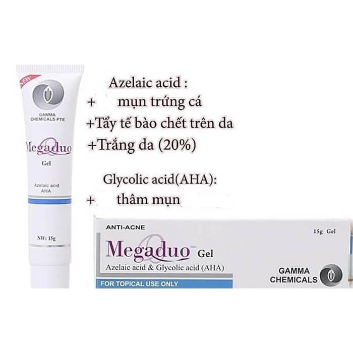 Megaduo Gel 15g - Gel Giảm Mụn Thâm, Mụn Trứng Cá, Dưỡng Da