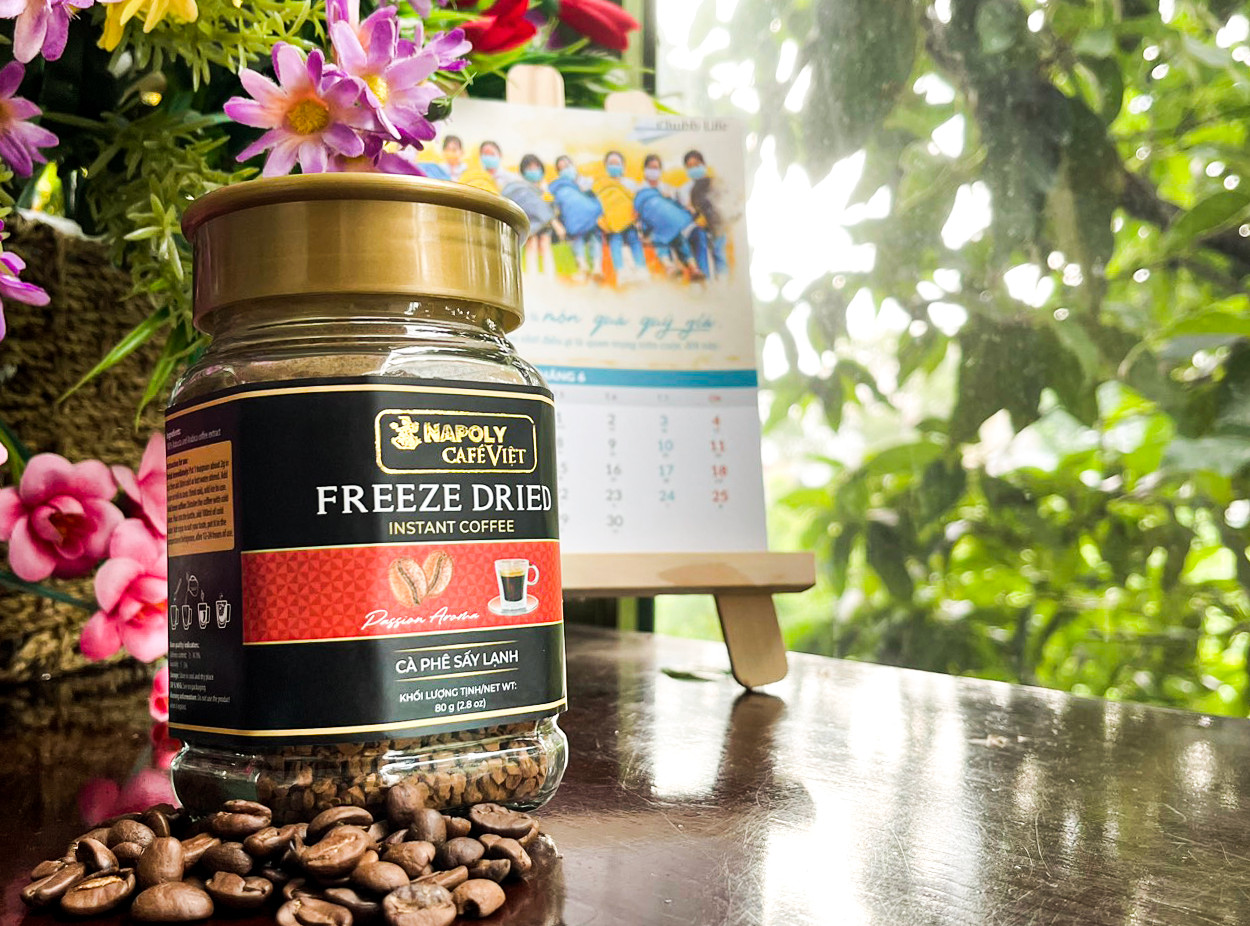 Cà phê sấy lạnh Freeze Dried Napoli Coffee 80g