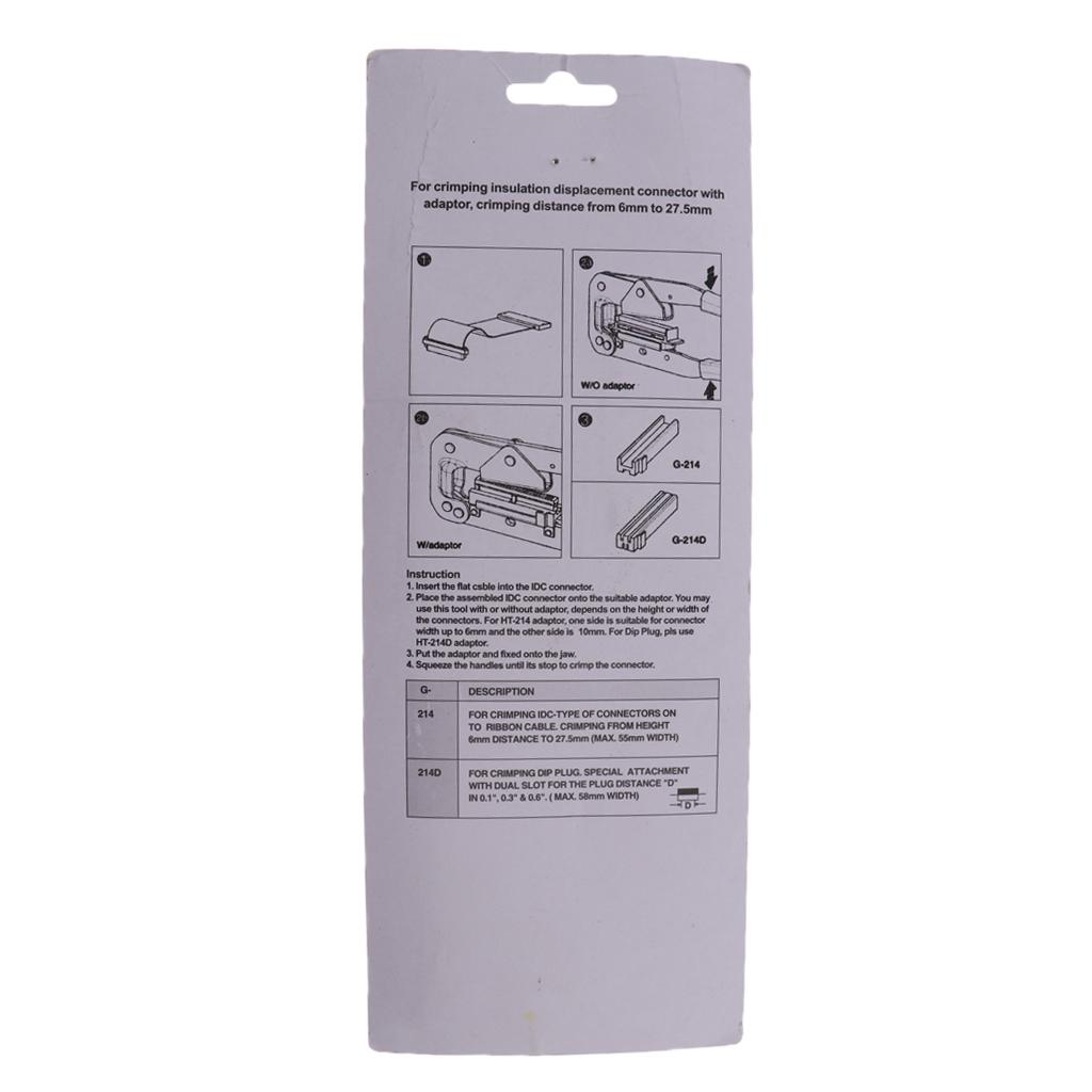 Computer Wire Arranging Clamp Grip Ribbon Cable Crimping Pliers Line Plier