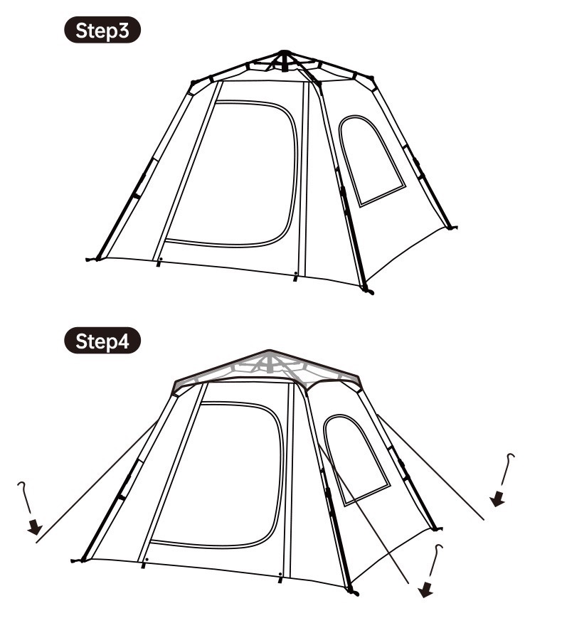 LỀU CẮM TRẠI GLAMPING TỰ BUNG NH21ZP010