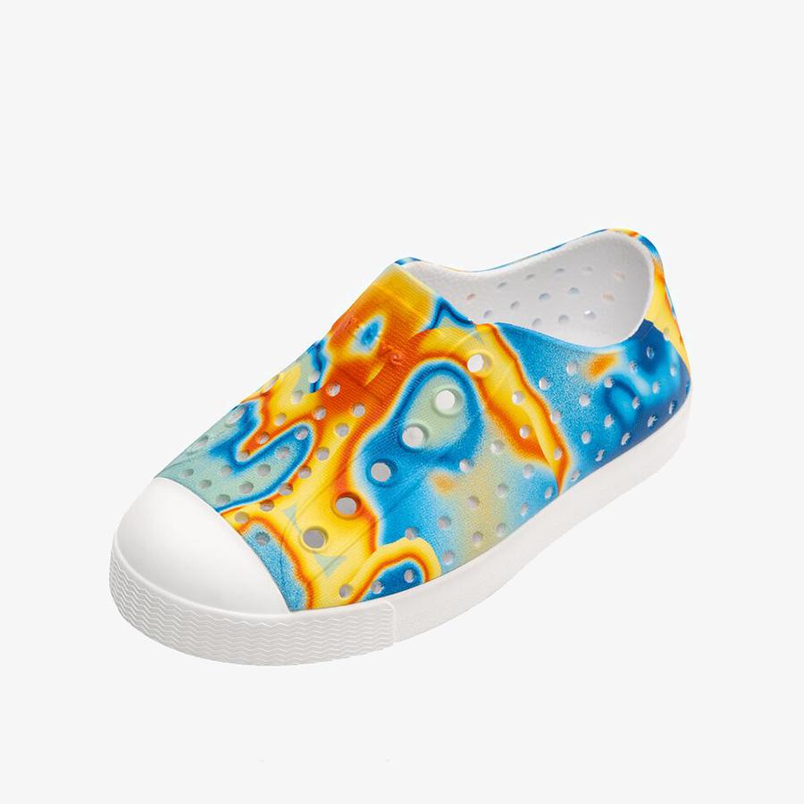 Giày Lười Trẻ Em Unisex NATIVE Jefferson Sugarlite Print Child