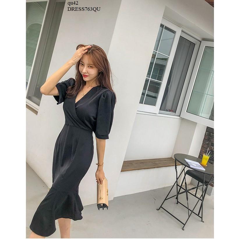 DRESS679 ĐẦM ĐUÔI CÁ TAY LỠ