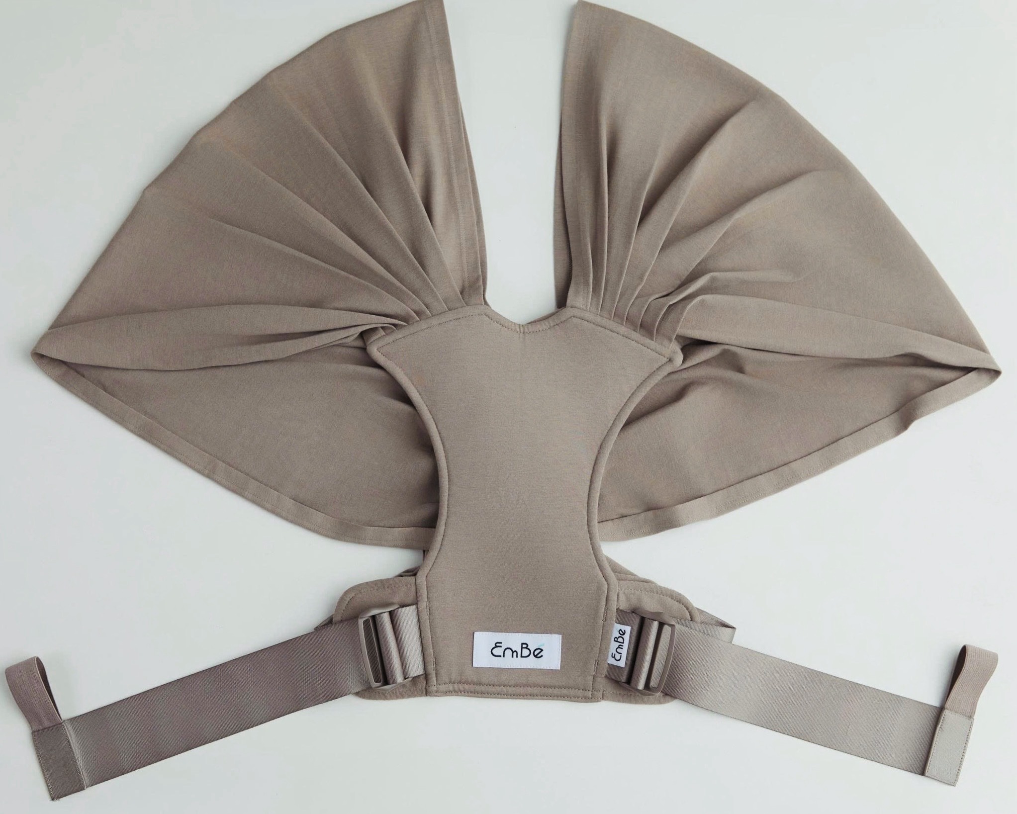 [THIẾT KẾ MỚI] Địu Vải EmBé Sling Cao Cấp Màu Mocha Dành Cho Bé Sơ Sinh Từ 0 Đến 24 Tháng Tuổi