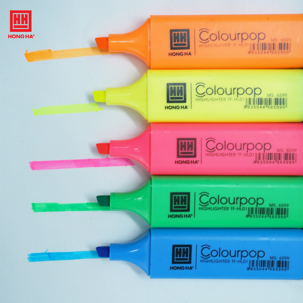 5 Bút dạ quang Hồng Hà TF - HL01 - 6599