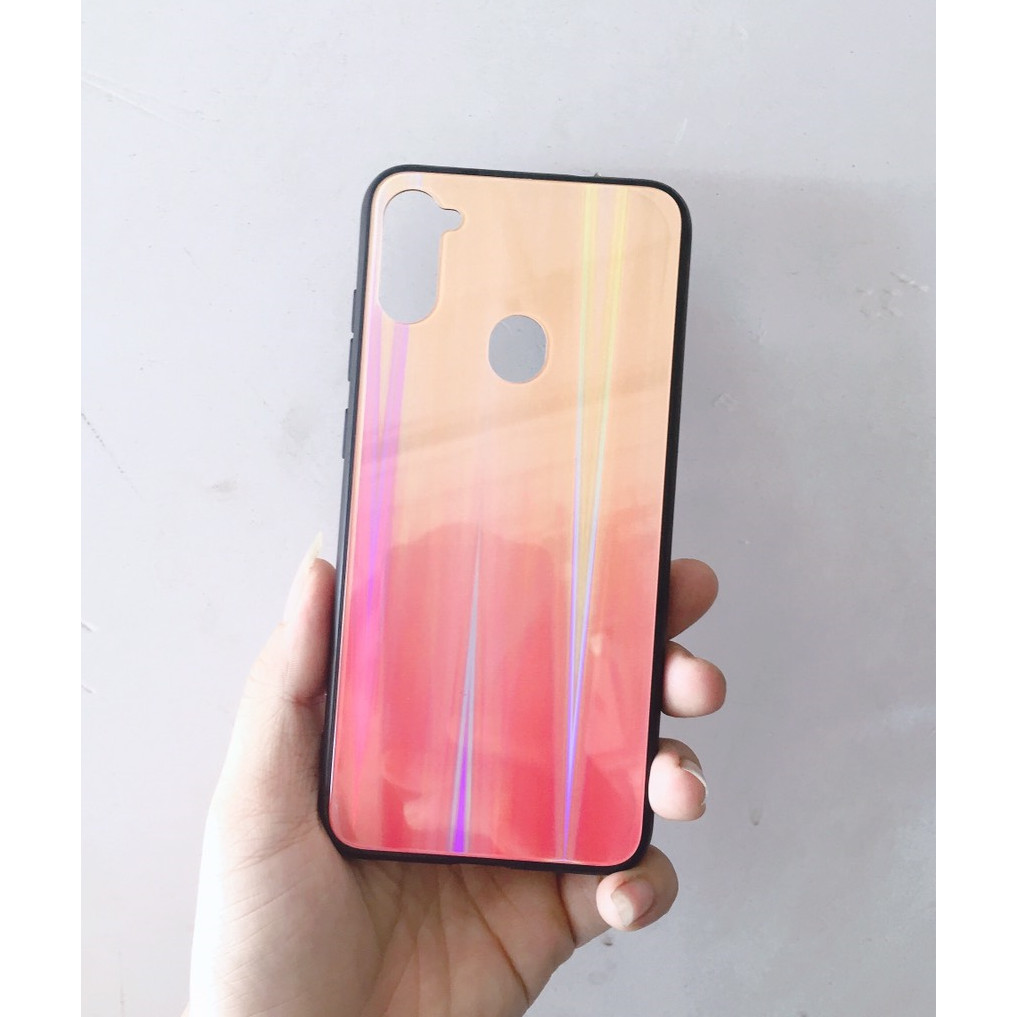 ỐP LƯNG GƯƠNG 2 MÀU ÁNH CẦU VỒNG DÀNH CHO SAMSUNG A11