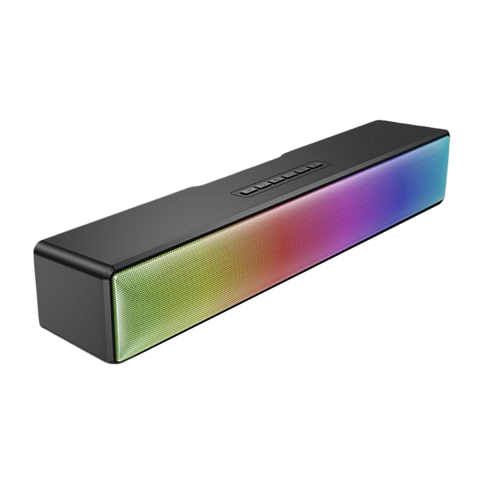 Computer Speaker Bluetooth 5.1 HiFi Sound Bar for Cellphone Tablet Desktop
