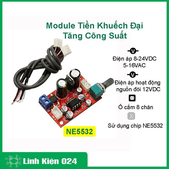 Module Tiền Khuếch Đại Ne5532 Tăng Công Suất Đầu Vào