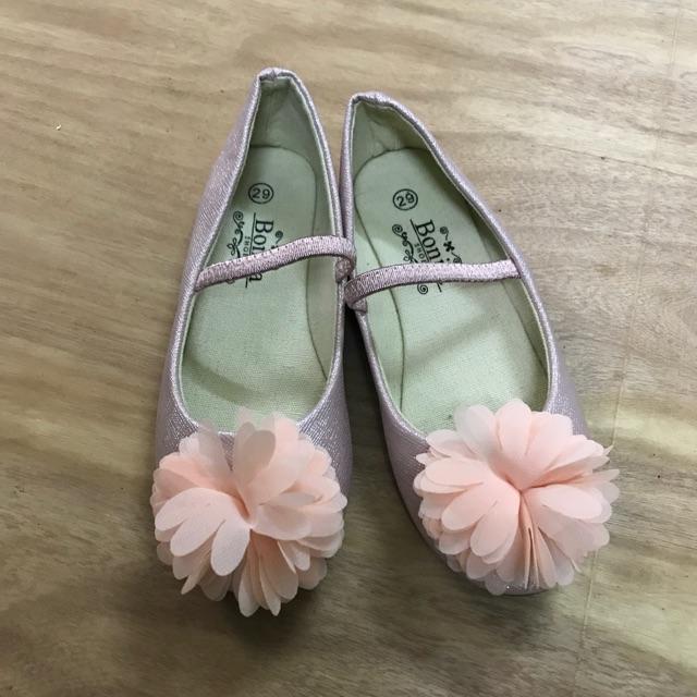Giày bé gái Bonita hàng xuất (hồng)