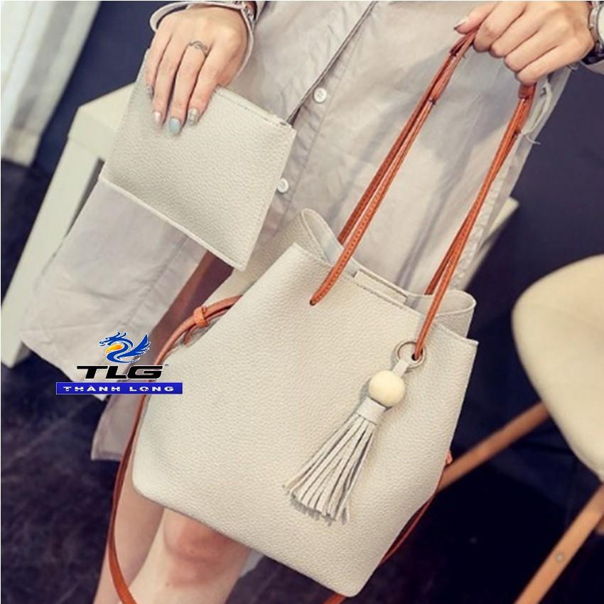 Bộ đôi túi và ví thời trang cao cấp Đồ Da Thành Long TLG 168TU 2