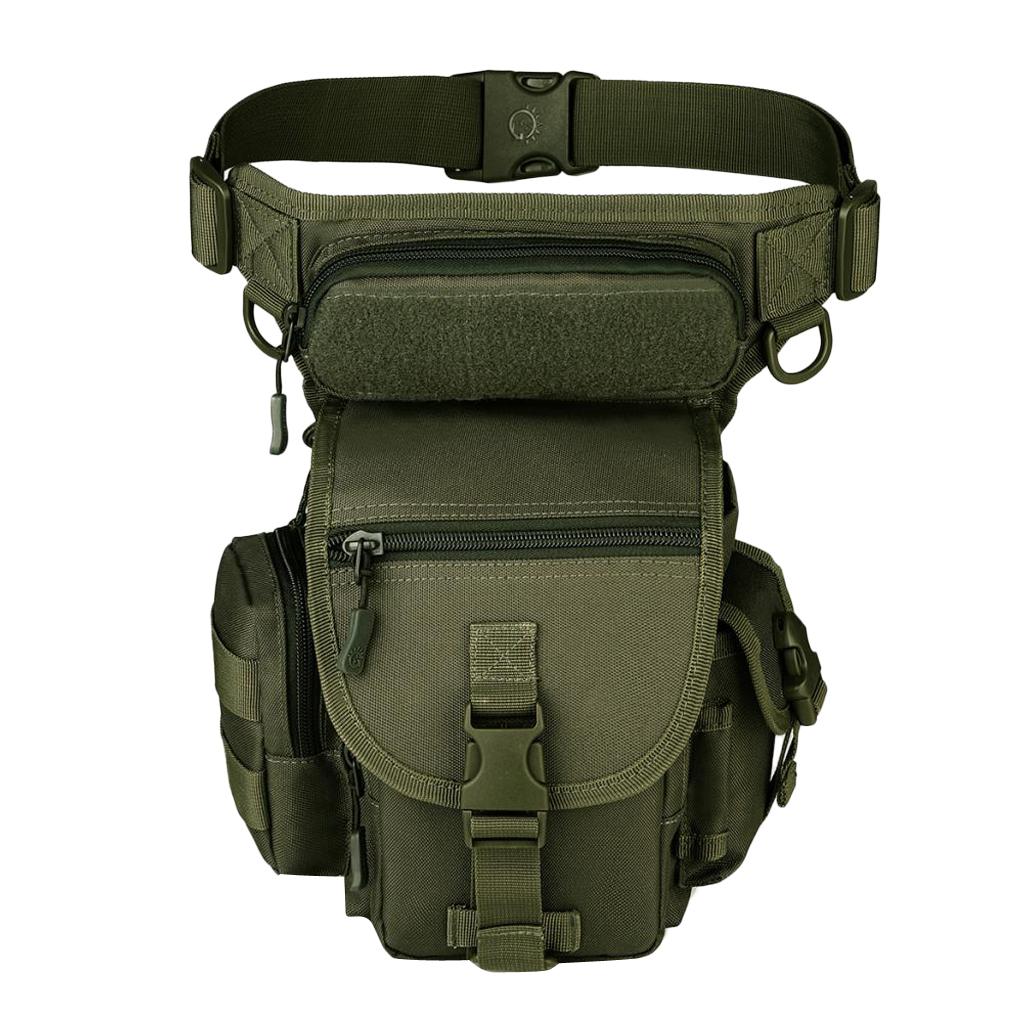 Tactical Drop Leg Bag Waist Belt Fanny Pack Utility Pouch Mud