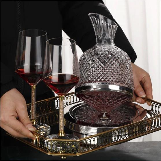 BÌNH THỞ VANG XOAY TRÒN PATRICK SPIN DECANTER