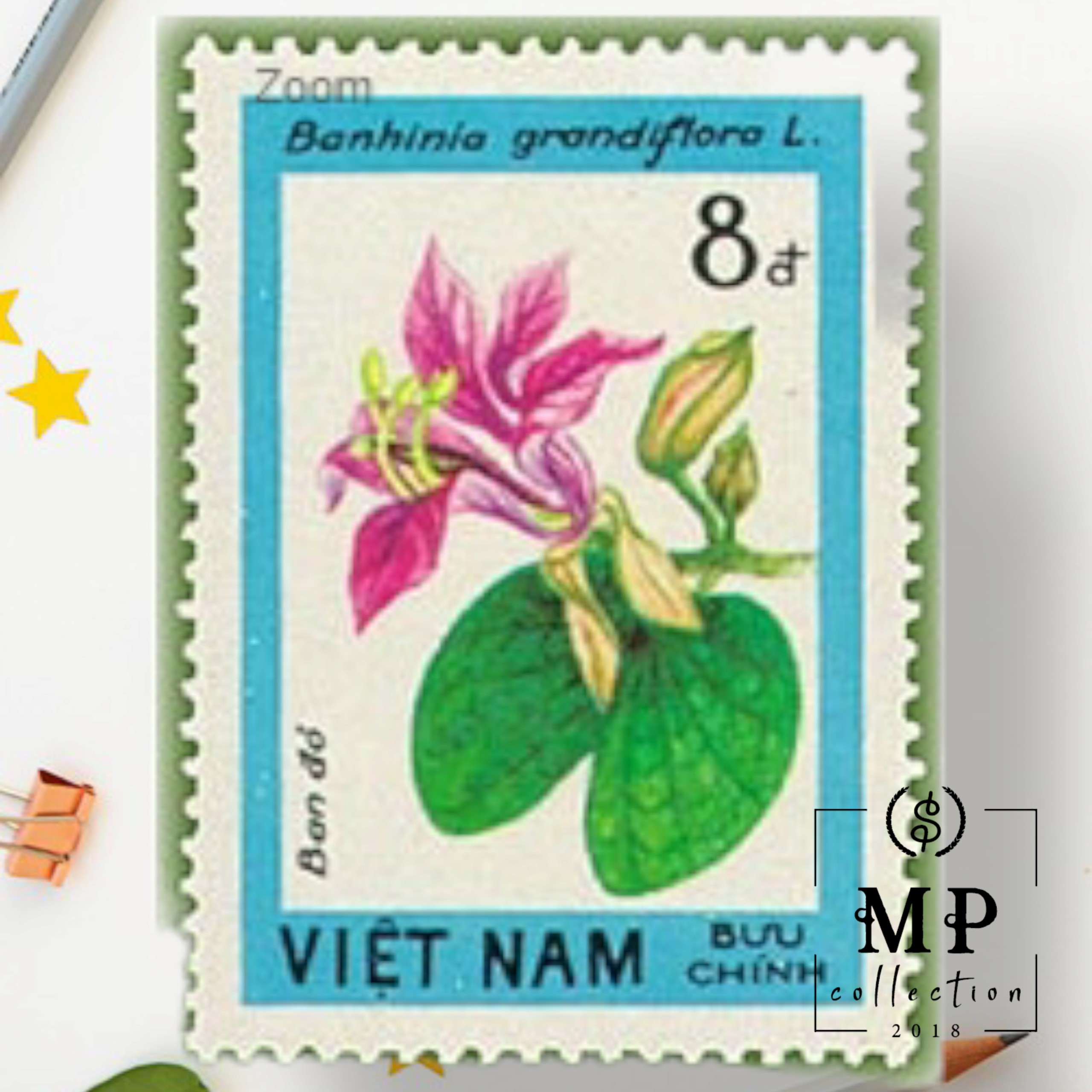 [40] Tem sưu tập MS 435 Tem CTO Việt Nam Hoa rừng 1984 (7 tem)