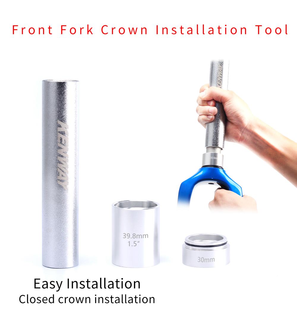 Bộ công cụ lắp đặt phuộc trước xe đạp, được làm bằng vật liệu hợp kim nhôm cường độ cao, chắc chắn và bền trong sử dụng