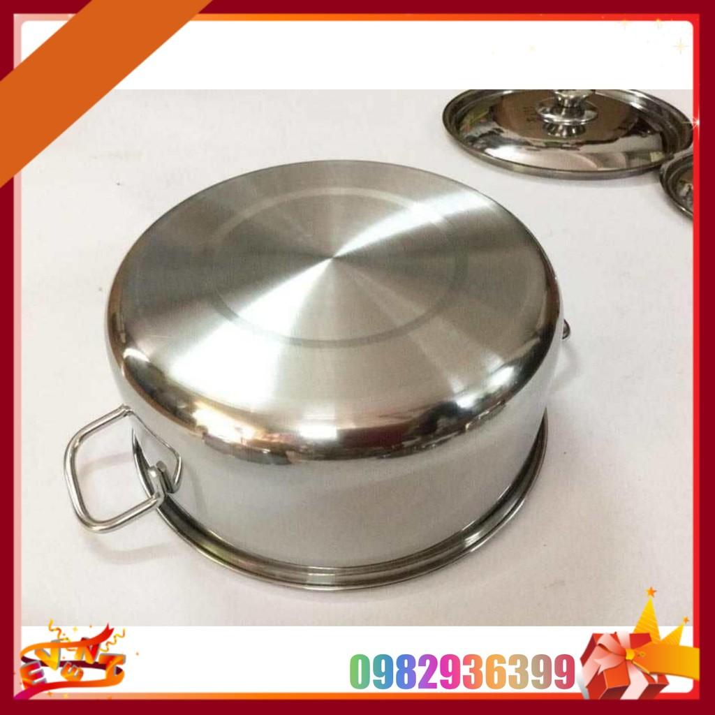 Bộ 3 Nồi INOX Cao Cấp Dùng Được Cho Mọi Loại Bếp