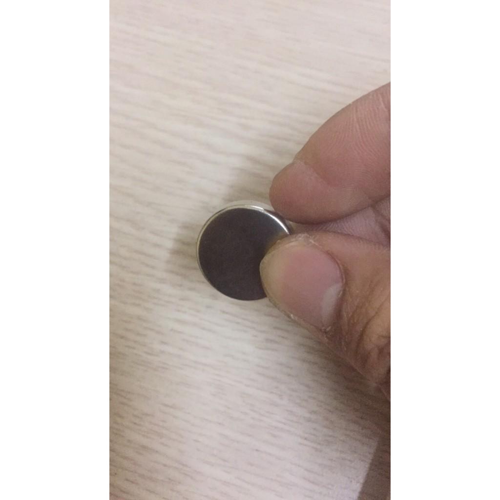 Nam châm viên trắng đất hiếm 20x5mm