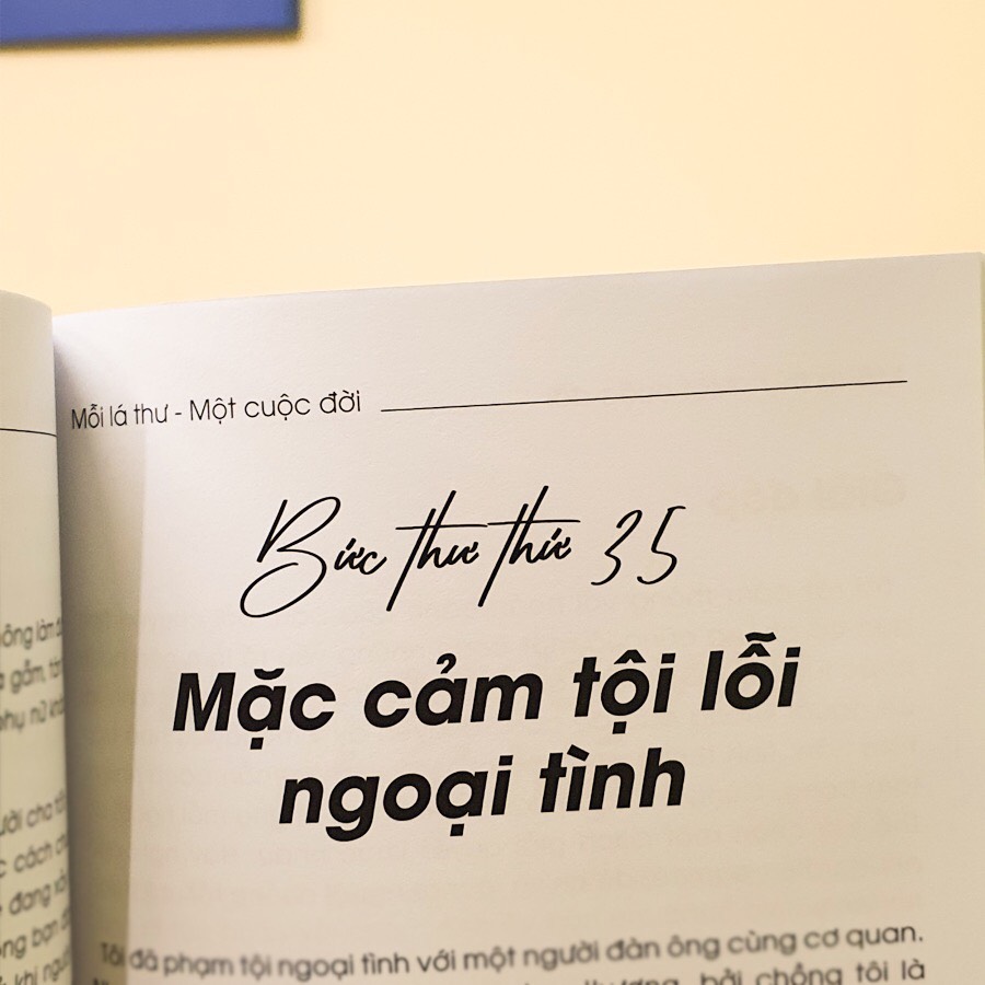 Sách Mỗi Lá Thư - Một Cuộc Đời ( Chuyên gia tâm lý Đinh Đoàn)