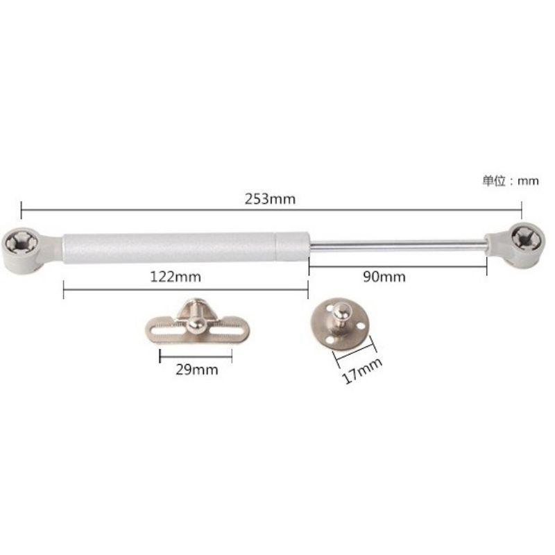 Piston nâng cánh tủ bếp, lắp nhanh lực đẩy từ 100N-300N