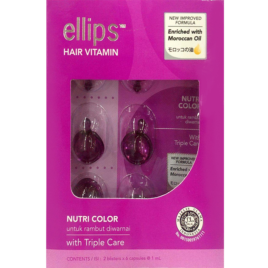 Serum Vitamin Dưỡng Tóc Sức Sống Mới Ellips Hair Vitality (2 Vỉ x 6 Viên ) - 100707092