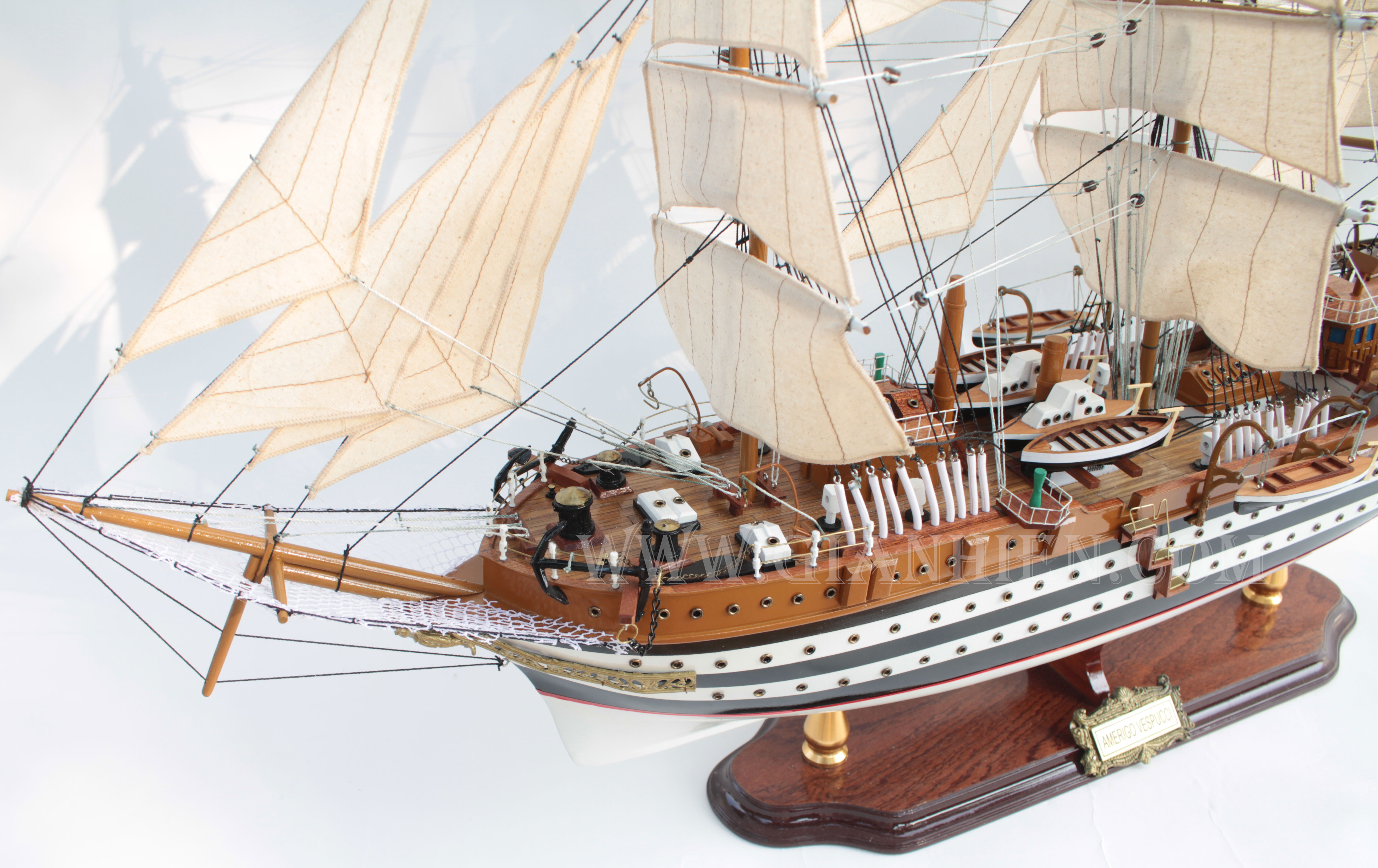 Mô hình Thuyền Cổ AMERIGO VESPUCCI 80CM (Giá xưởng)