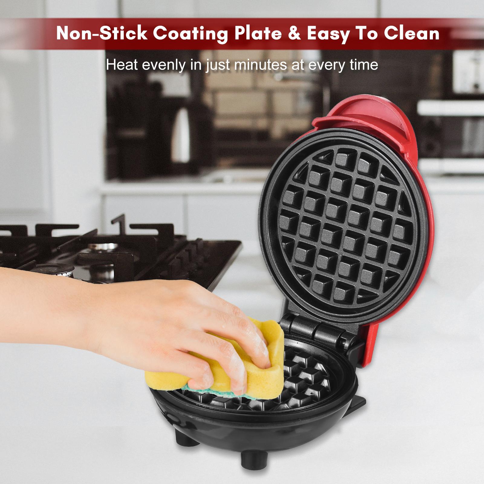 Mini Grill Machine Waffle Maker Electirc Round Griddle Sandwich Eggs Multifunctional Heating Panini Bread
