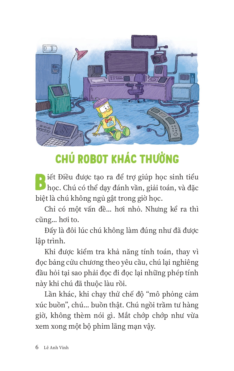 Sách Chú Robot Tưởng Mình Là Người