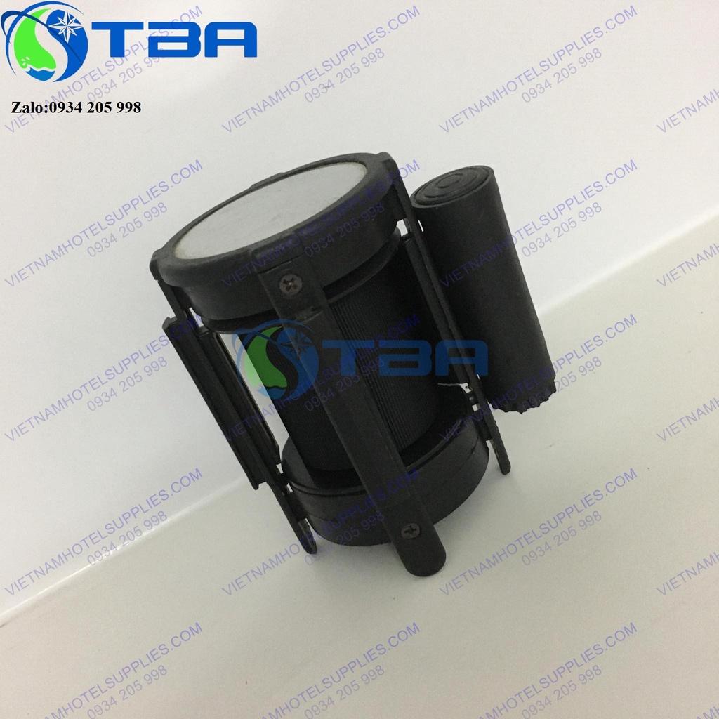 Dây căng trụ chắn 2m màu đen thay thế cho cột trụ chắn inox cao cấp