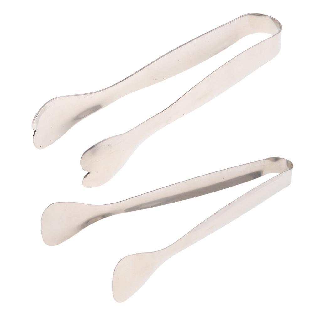 Sugar Tongs Stainless Steel Ice Tongs Kitchen Serving Tong Tea Coffee 12cm