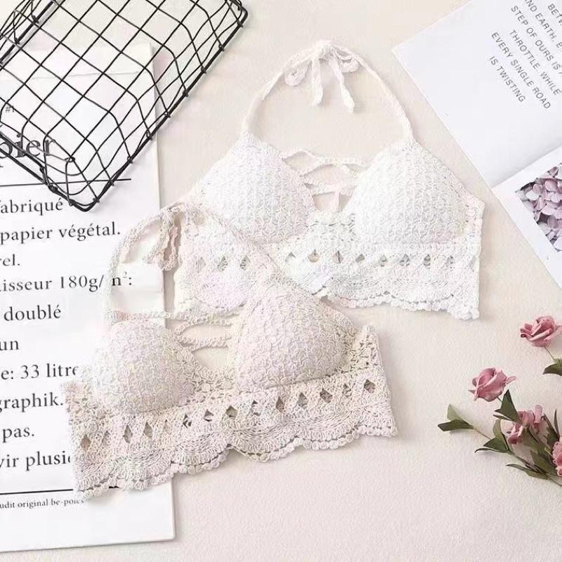 -Bra len móc bikini đi biển đồ bơi mùa hè 2023