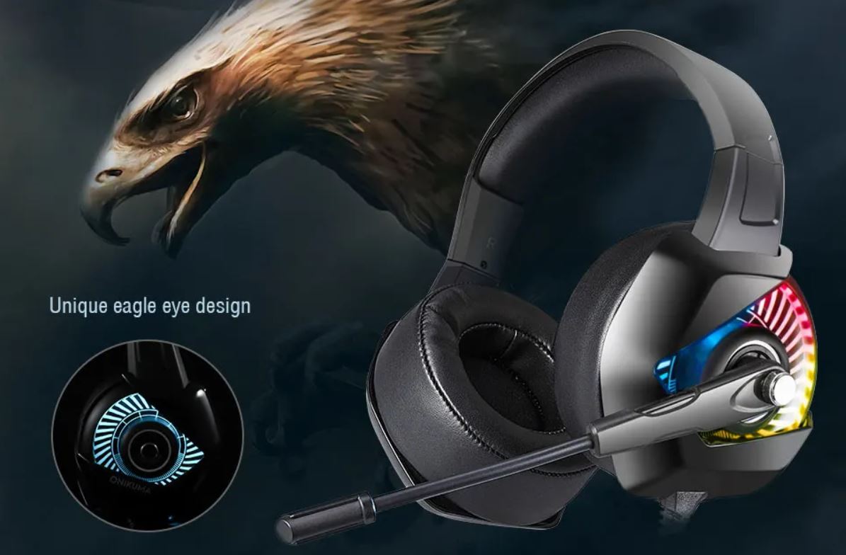 Tai Nghe Game (Headphone Gaming) ONIKUMA K6 + Tặng Led USB (Màu ngẫu nhiên) - Hàng nhập khẩu