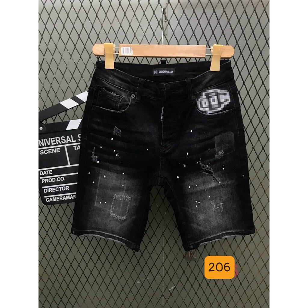 Quần Short Jean Nam  Quần Jean Nam cao cấp co giãn tốt Hg64