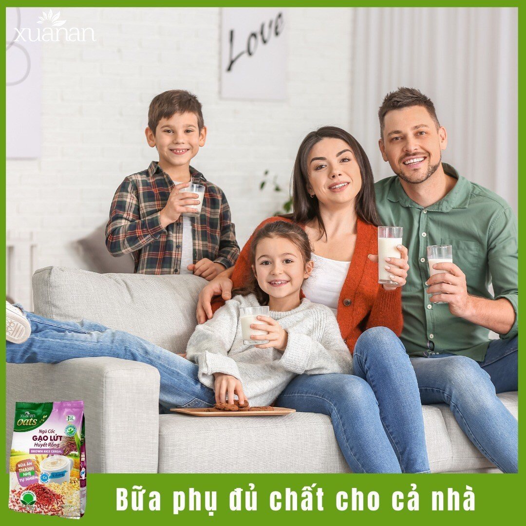 Combo 11 Túi Ngũ Cốc Gạo Lứt Huyết Rồng Xuân An 400G