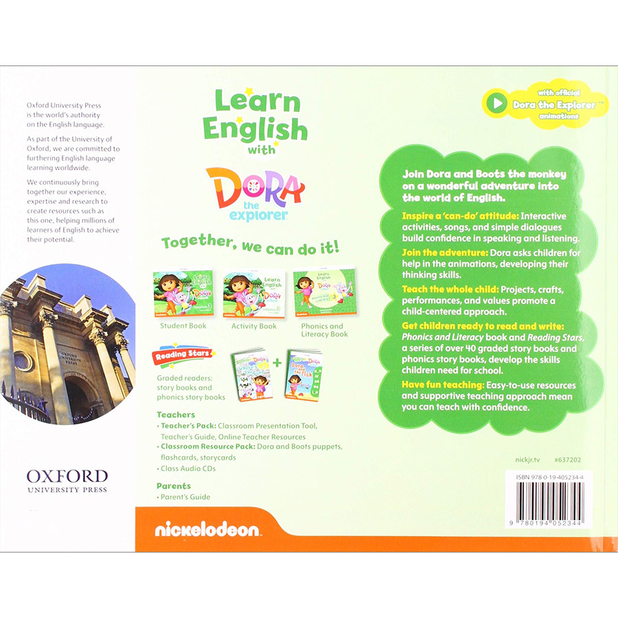 Learn English with Dora the Explorer 2B Activity Book (Split Edition)