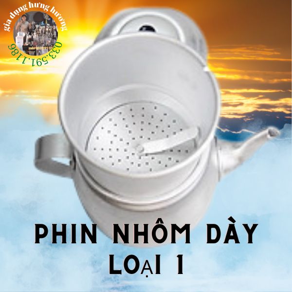 Phin nhôm lớn pha coffe dụng cụ pha chế