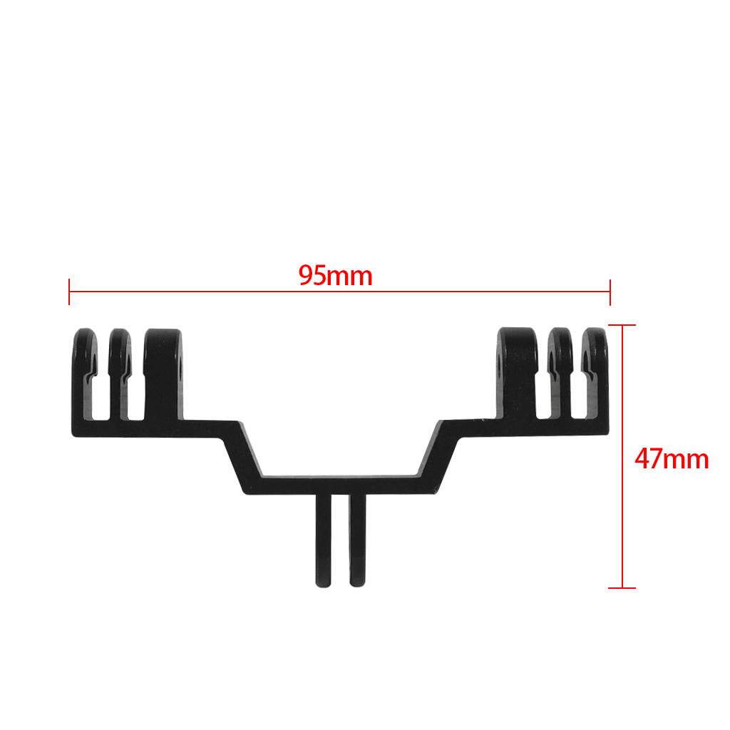 Kim loại kép gắn kết khung camera chân máy kết nối chỗ giữ giá đỡ đơn vị cho GoPro Max 10 9 8 cho máy ảnh DJI Action 2
