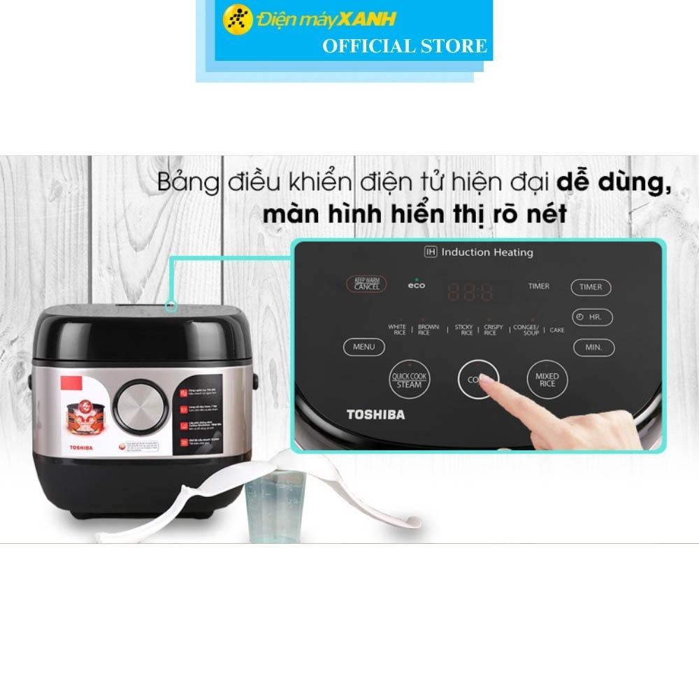 Nồi cơm cao tần Toshiba 1.8 lít RC-18IX1PV - Hàng chính hãng