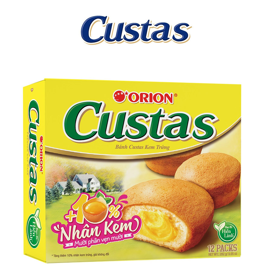 Bánh Custas Hộp 12 Cái